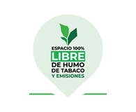 Espacio 100% libre de humo y emisiones de vapeo
